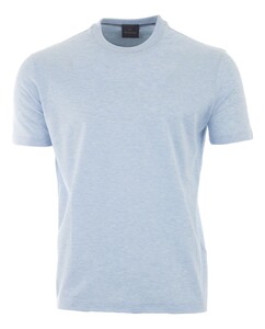 Paul & Shark Silver Collection Fine Piqué Cotton T-Shirt Hemelsblauw