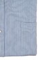 Paul & Shark Soffio Oxford Cotton Stripe Overhemd Licht Blauw