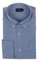 Paul & Shark Soffio Poplin Cotton Check Overhemd Licht Blauw