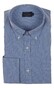 Paul & Shark Soffio Poplin Cotton Check Overhemd Licht Blauw