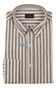 Paul & Shark Soft Touch Cotton Poplin Stripe Shirt Overhemd Wit-Beige