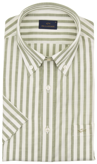 Paul & Shark Solido Stripe Overhemd Zand
