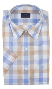 Paul & Shark Spesso Check Overhemd Blauw-Geel