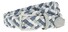 Paul & Shark Suede Trimmed Woven Elastic Belt Licht Blauw - Grijs