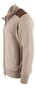 Paul & Shark Suede Wool Cashmere Full Zip Vest Beige
