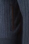 Paul & Shark Suede Wool Cashmere Full Zip Vest Mood Indigo