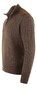 Paul & Shark Suede Wool Cashmere Half Zip Trui Mulch