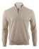 Paul & Shark Summer Wool Half Zip Alcantara Details Pullover Almond Milk