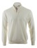 Paul & Shark Summer Wool Half Zip Alcantara Details Pullover Snow White