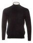 Paul & Shark Summer Wool Half Zip Alcantara Details Trui Donker Blauw