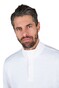 Paul & Shark Summer Wool Half Zip Alcantara Details Trui Snow White
