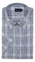 Paul & Shark Supima Cotton Check Overhemd Licht Blauw