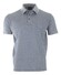 Paul & Shark Two Tone Cotton Piqué Polo Midden Blauw