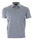 Paul & Shark Two Tone Cotton Piqué Polo Midden Blauw
