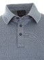 Paul & Shark Two Tone Cotton Piqué Polo Midden Blauw