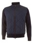 Paul & Shark Typhoon Platinum Sofft Cool Touch Wool Full Zip Vest Donker Blauw