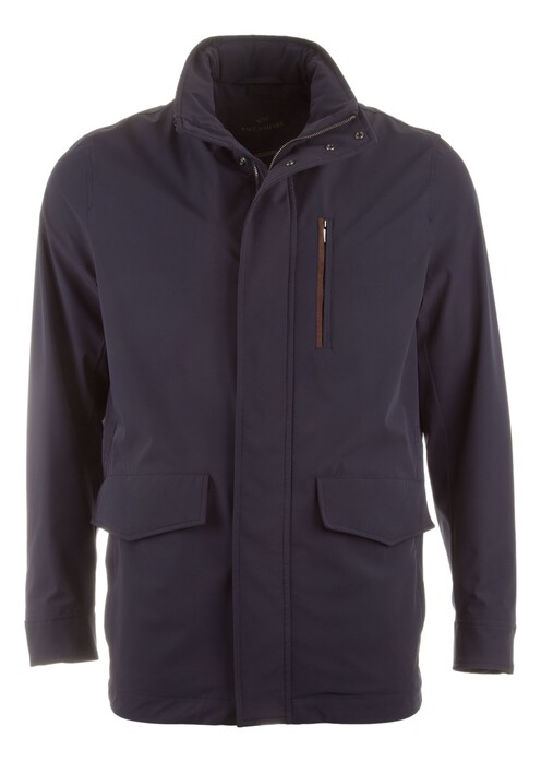 Paul & Shark Typhoon Re-4X4 Stretch Carcoat with Alcantara Details Jack Blauw