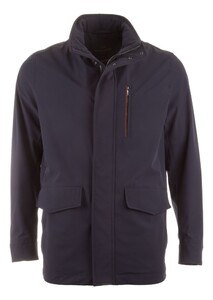Paul & Shark Typhoon Re-4X4 Stretch Carcoat with Alcantara Details Jack Blue