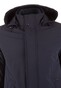 Paul & Shark Typhoon Re 4x4 Stretch Carcoat With Suede and Shark Fin Jack Dark Evening Blue