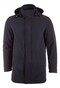 Paul & Shark Typhoon Re 4x4 Stretch Carcoat With Suede and Shark Fin Jack Donker Blauw