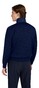 Paul & Shark Typhoon Re4x4 Soft Cool Touch Wool Half Zip Trui Donker Blauw