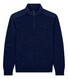 Paul & Shark Typhoon Re4x4 Soft Cool Touch Wool Half Zip Trui Donker Blauw