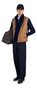 Paul & Shark Typhoon Re4x4 Soft Cool Touch Wool Half Zip Trui Donker Blauw