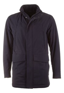 Paul & Shark Typhoon Re4x4 Stretch Carcoat With Logo Tape Jack Donker Blauw