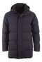 Paul & Shark Typhoon Re4x4 Stretch Re-Goose Down Parka With Shark Fin Jack Donker Blauw