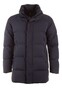 Paul & Shark Typhoon Re4x4 Stretch Re-Goose Down Parka With Shark Fin Jack Donker Blauw