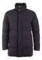 Paul & Shark Typhoon Re4x4 Stretch Re-Goose Down Parka With Shark Fin Jack Donker Blauw