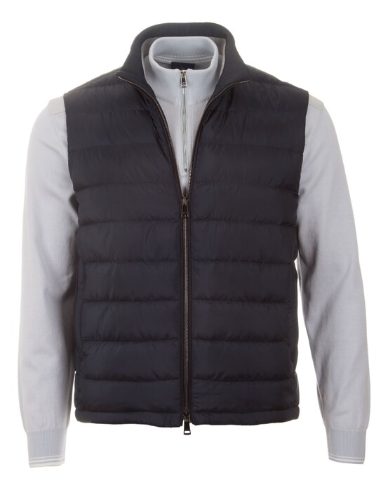 Paul & Shark Ultralight Down with Alcantara Details Body-Warmer Donker Blauw