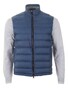 Paul & Shark Ultralight Down with Alcantara Details Body-Warmer Sargasso Sea