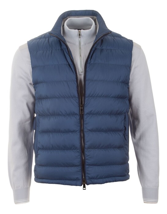 Paul & Shark Ultralight Down with Alcantara Details Body-Warmer Sargasso Sea