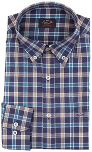 Paul & Shark Unique Check Shirt Navy
