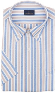 Paul & Shark Vario Stripe Shirt Blue-Beige