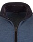 Paul & Shark Wool Full Zip Classic Shark Trim Vest Airforce Blue