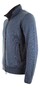 Paul & Shark Wool Full Zip Classic Shark Trim Vest Airforce Blue