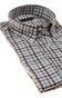 Paul & Shark XSoft Cotton Check Shirt Overhemd Wit-Bruin-Grijs