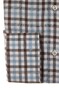 Paul & Shark XSoft Cotton Check Shirt Overhemd Wit-Bruin-Grijs