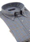 Paul & Shark Xsoft Cotton Lyocell Check Shirt Overhemd Licht Blauw - Grijs