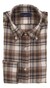 Paul & Shark Xsoft Flanell Cotton Shirt Overhemd Blauw-Zand