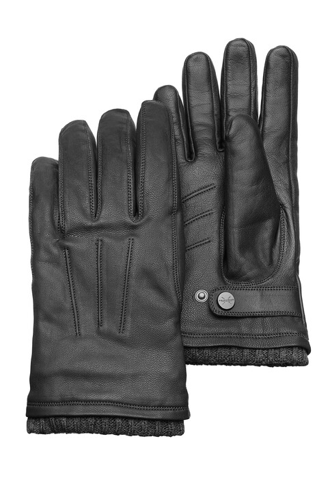 Pearlwood Newton Goat Leather Handschoenen Zwart