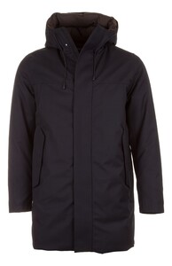 People of Shibuya Mitake Wool-Blend Winter Jack Navy Blue