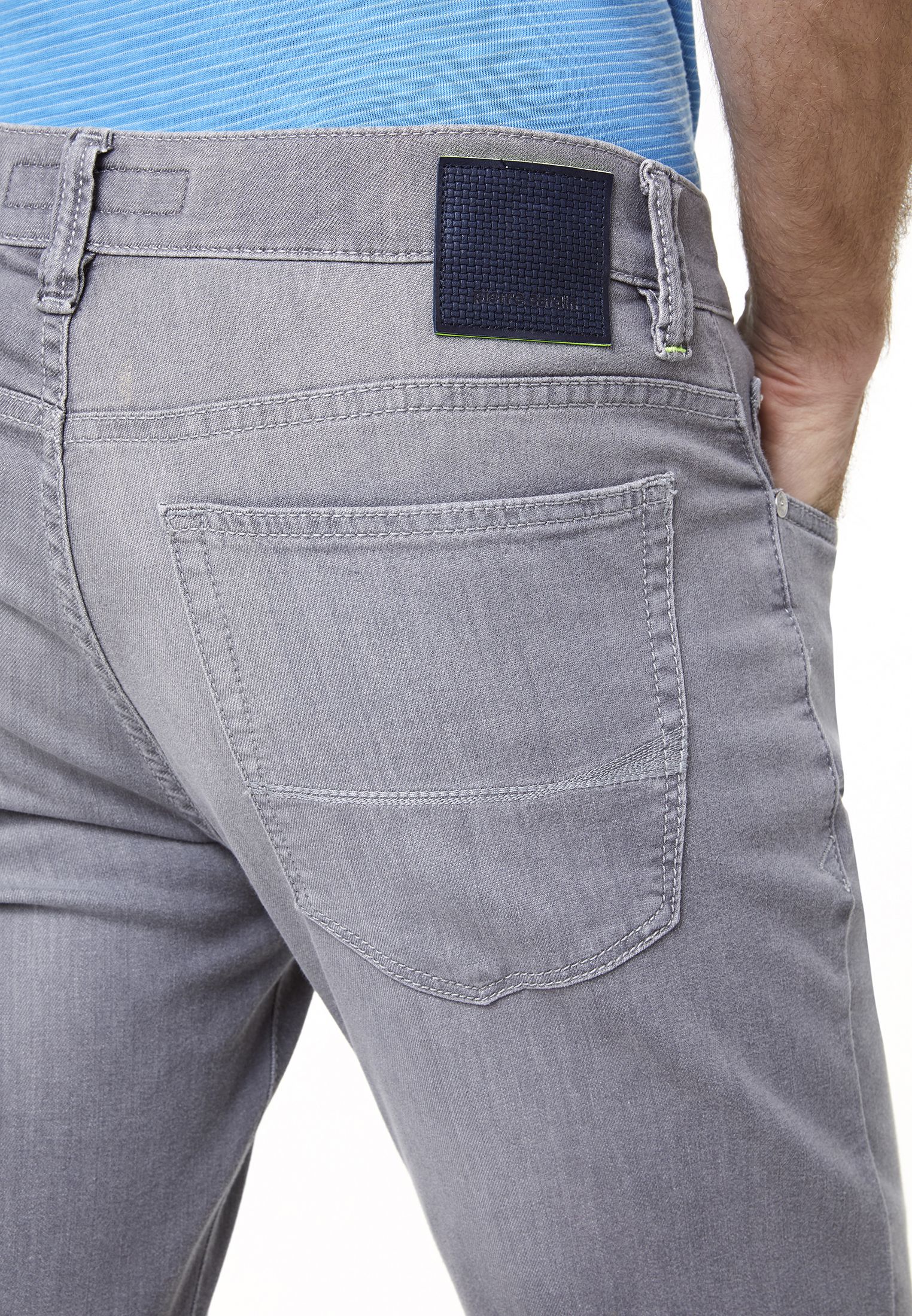 Pierre Cardin Antibes Jeans Uomo – Slim Fit In Cotone Organico Con Tencel E Modal, Colore Indaco Scuro