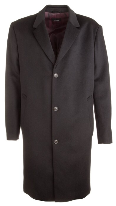 Pierre Cardin Basic Long Coat Jas Zwart