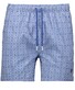 Ragman Abstract Fantasy Pattern Swim Short Royal Blue