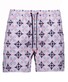 Ragman Abstract Tiles Pattern Swim Short Rosa-Multi