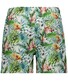 Ragman Allover Bold Floral Leaves Pattern Swim Short Multicolor