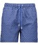 Ragman Allover Mini Diamond Shape Pattern Swim Short Night Blue-Blue
